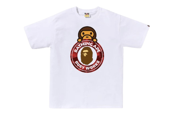 COLOR CAMO MILO ON BUSY WORKS TEE